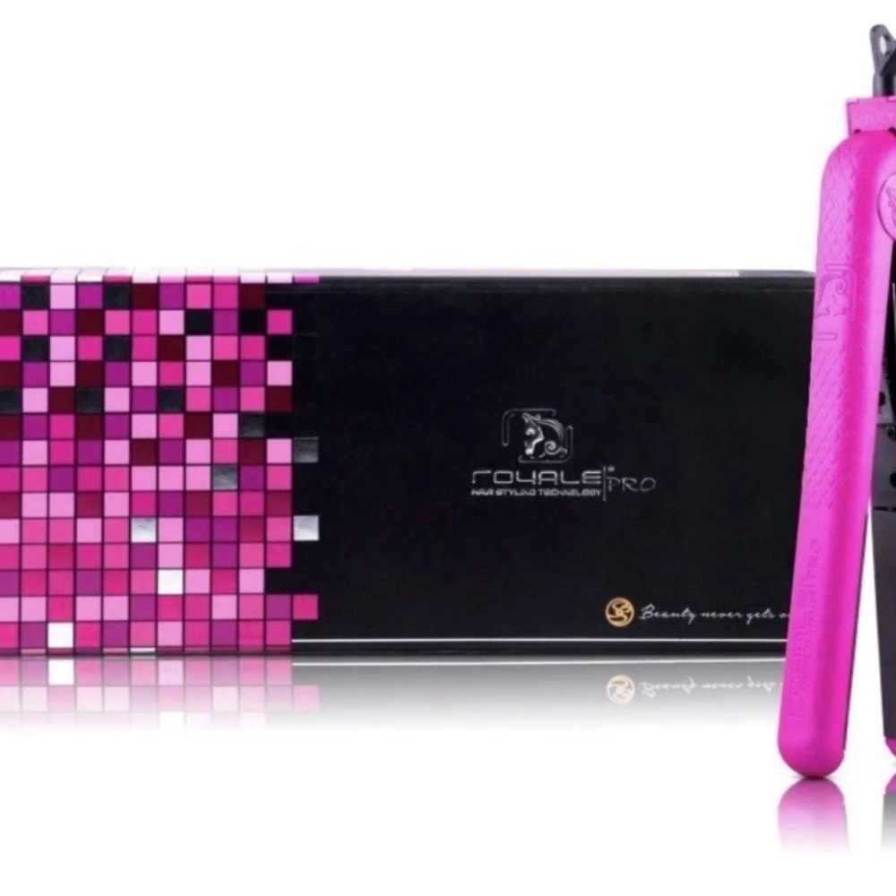 Royale Pro Hair Straightener in Hot Pink